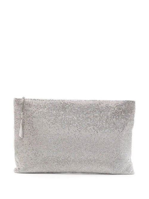 Silver-tone aluminium rhinestone bag BENEDETTA BRUZZICHES | SS24083028